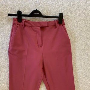 topshop slim kick flare trousers
